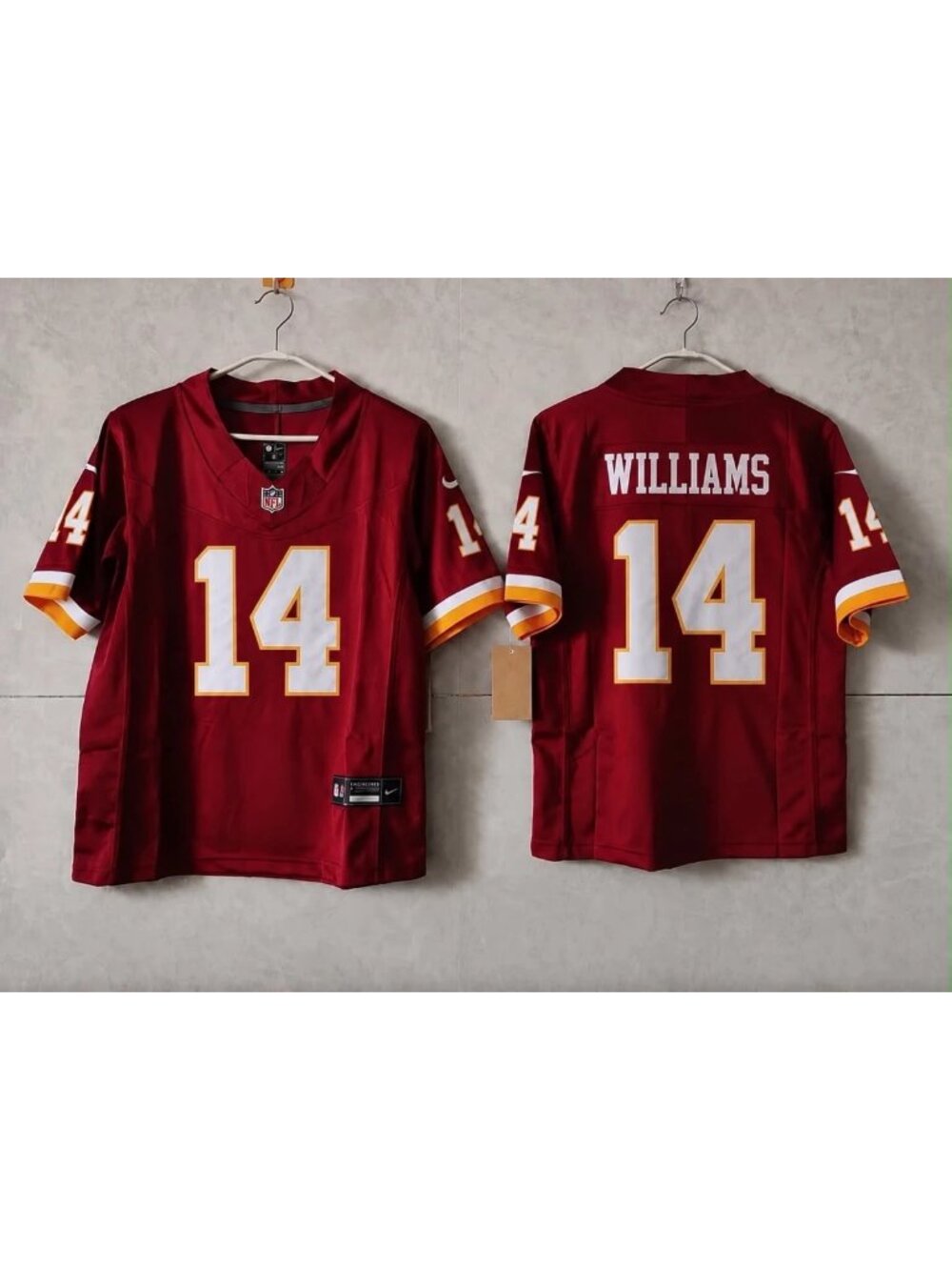 Antonio Williams Stitched Vapor Jersey Burgundy